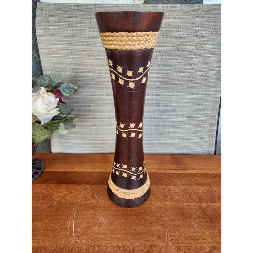 Wood Vase